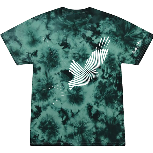 Spiral Swallow Tie-Dye T-Shirt