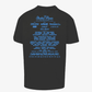 Black Click & Collect 2026 Neon Nature Event T Shirt by EP 2026 Click & Collect, featuring the festival lineup printed on the back in blue and white text with performing artists and bands displayed in various font sizes.