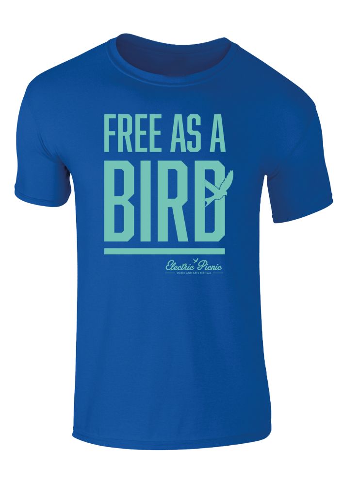 Electric Picnic 2022 Kids Blue Free Bird T-Shirt