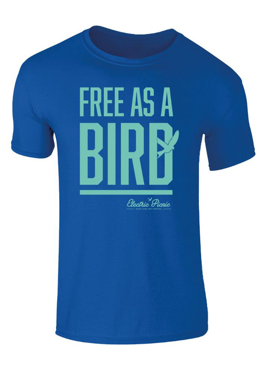 Electric Picnic Kids Blue Free Bird T-Shirt